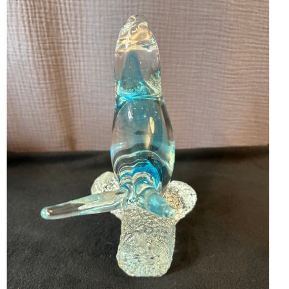 Vintage Italian Murano Dove Bird On Branch Art Glass Figurine Sculpture - Picture 4 of 8